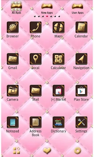 Cute Wallpaper Quilted Pink Screenshot 2