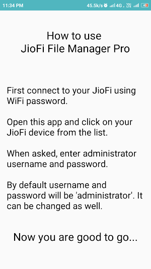 JioFi File Manager Pro Screenshot 2