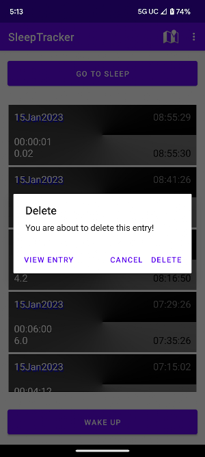 SleepTracker Screenshot 3
