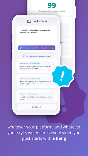 hookscore AI: Viral Hook Test Screenshot 3