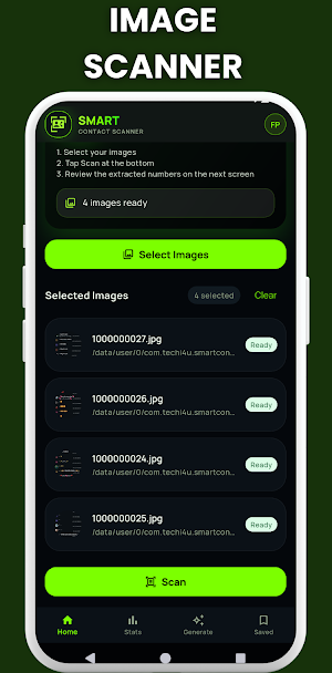 Smart Contact Scanner Pro Screenshot 0