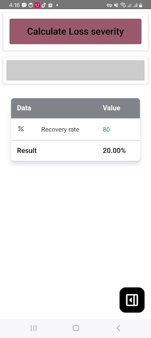 LGD Calculator Screenshot 3