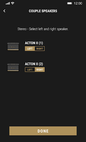 Marshall Bluetooth Screenshot 3
