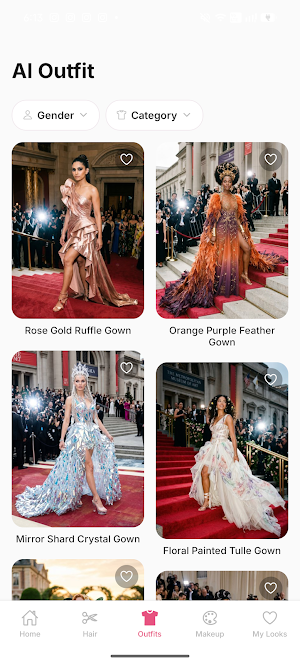 AI Hair & Outfit: Get The Look Screenshot 1
