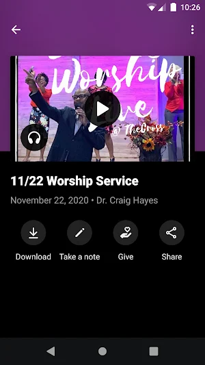 CrossingPoint Church Screenshot 2