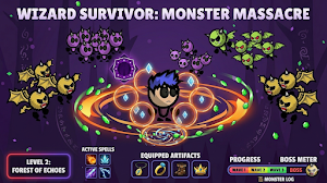 Magic Survivor: Wizard Battle Screenshot 1