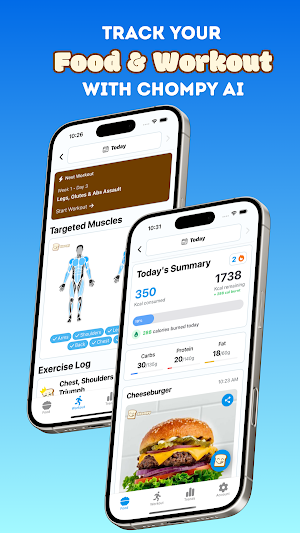 Chompy - AI Calories & Workout Screenshot 0