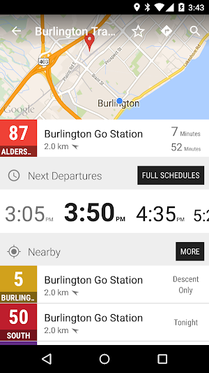 Burlington Transit Bus - MonTransit Screenshot 1