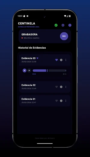 Centinela: Grabadora Legal Screenshot 0