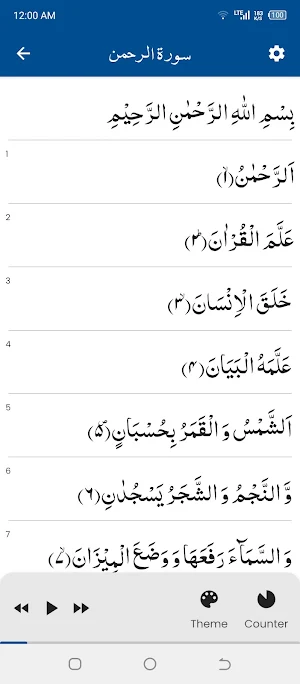 Surah Rahman سورة الرحمن Screenshot 0