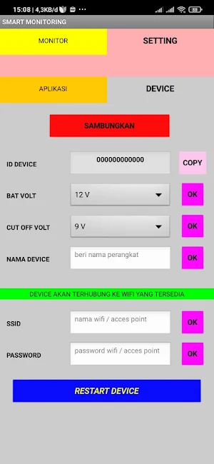 SMART BTS MONITORING Screenshot 2