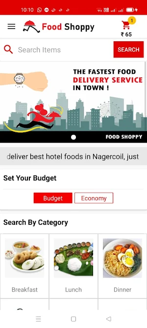 Food Shoppy - Nagercoil Food Delivery Screenshot 0