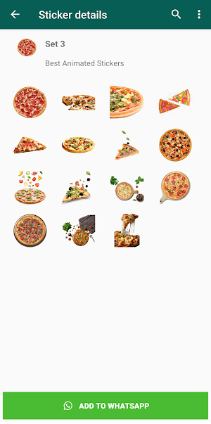 Pizza Stickers for WhatsApp Screenshot 1