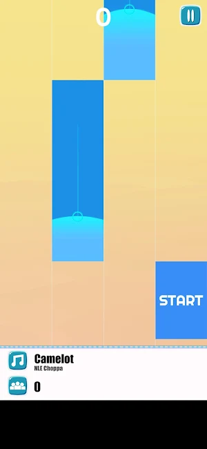 NLE Choppa Music Tiles Game Screenshot 1