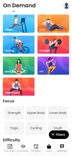 Amity Fitness Screenshot 1