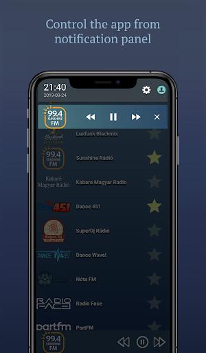 Hungarian radio stations - Magyar rádióállomások Screenshot 2