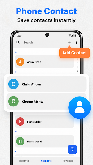 Contacts - Phone Dialer & Home Screenshot 0