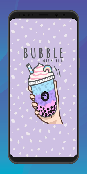 Aesthetic Tea Boba Wallpaper 4K Screenshot 3