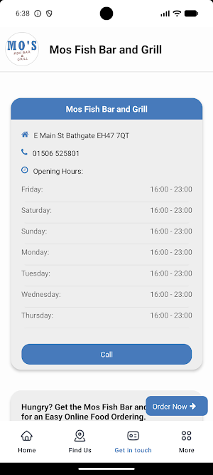 Mos Fish Bar and Grill Screenshot 0