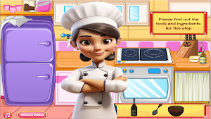game girls cooking cake Screenshot 0