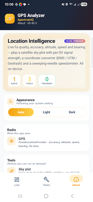 GPS Analyzer Screenshot 2