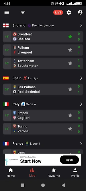 ScoreCast Screenshot 2