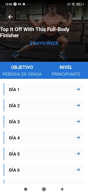 Ejercicio y Nutrición Screenshot 0