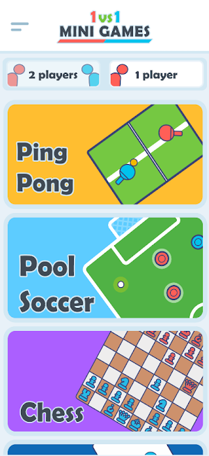 1 vs 1 Minigames: Online games Screenshot 1