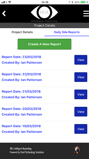 IRIS Intelligent Reporting Screenshot 3
