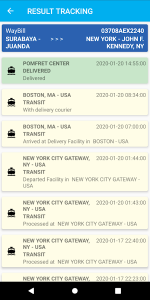 BETS Tracking App Screenshot 3