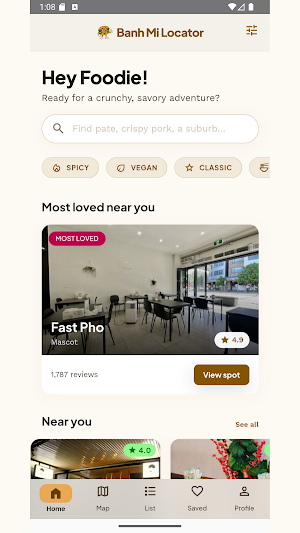 Banh Mi Locator Screenshot 0