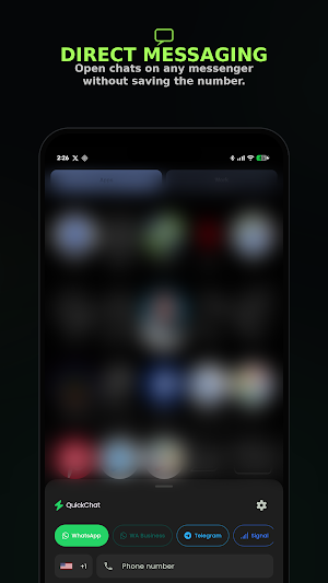QuickChat: Chat without Saving Screenshot 2