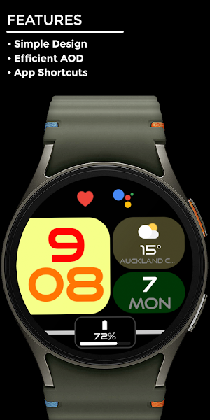 Night ver 40 - watch face Screenshot 1