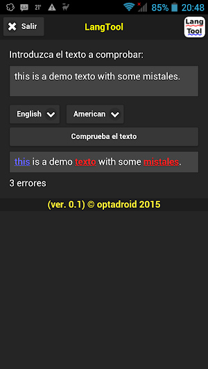 LangTool Screenshot 0