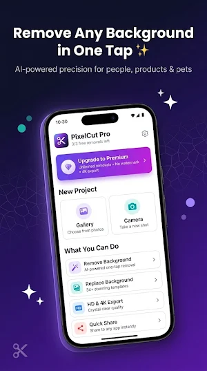 PixelCut Pro: AI BG Remover Screenshot 0