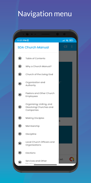 SDA Church Manual Edition Screenshot 1