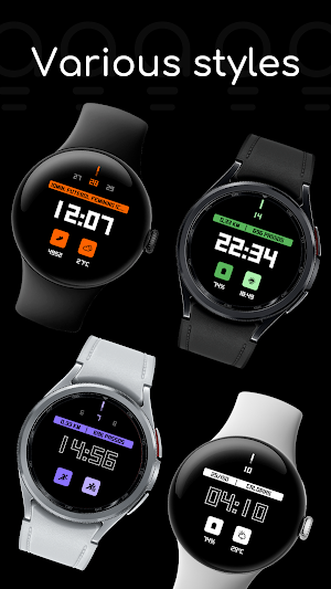 AD Square [2] - Watch Face Screenshot 2