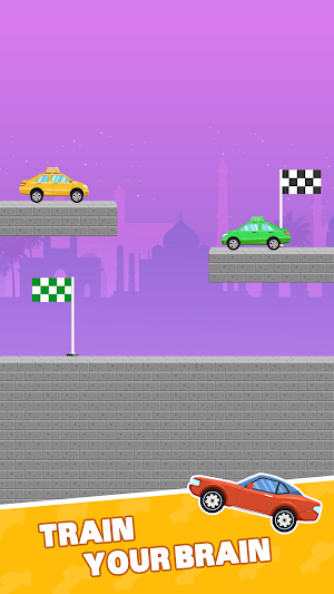 Draw Bridge Line: Save the Car Screenshot 2