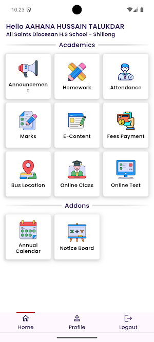 ASDHSS,SHILLONG Screenshot 1