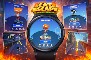 Cat Escape: Endless Runner Screenshot 3