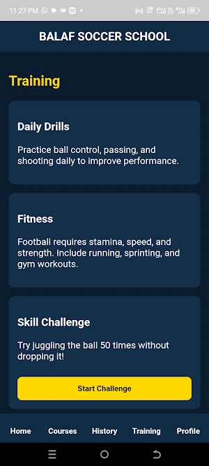 Balaf Soccer School Screenshot 3