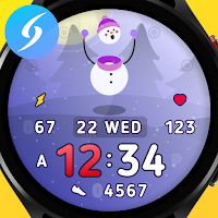 SH008 Watch Face, WearOS watch