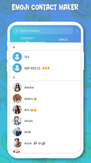 Emoji Contact Maker : Animoji maker Screenshot 0