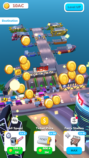 Idle Ferry - Cash Empire Screenshot 3