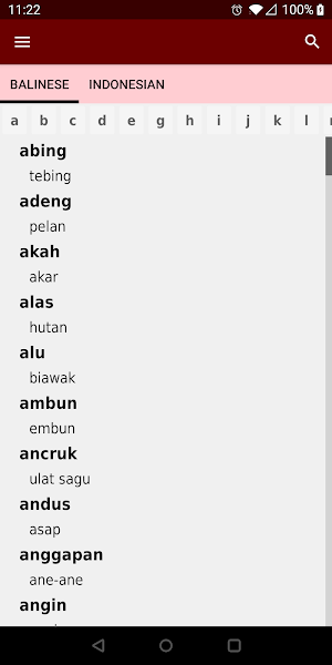 Kamus Bali Madya Screenshot 0