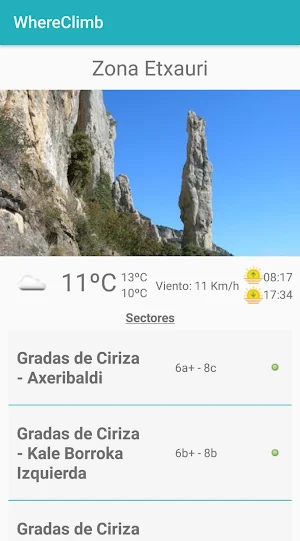 WhereClimb - Escalada Deportiv Screenshot 2