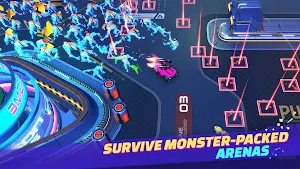 Crimson Wheels: Car Shooter Screenshot 0