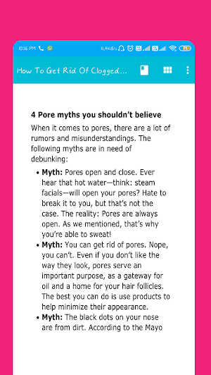 How To Get Rid Of Clogged Pores Naturally Screenshot 3