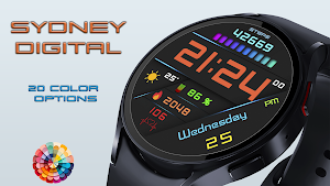 Sydney Digital Watch Face Screenshot 2