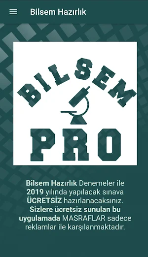 Bilsem Sınavı Denemeler 2021 Screenshot 0